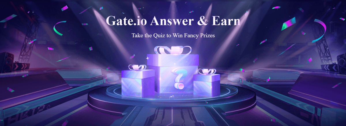 Gate.IO Answer & Earn Free Crypto Coin